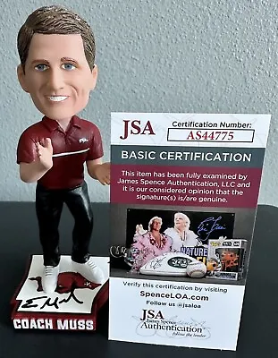 Arkansas Razorbacks Basketball Coach Eric Musselman Bobblehead Auto W/ JSA COA • $129.99