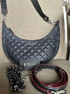 MZ Wallace  Quilted Crosby Luna Black Rec MSRP $285 • $189.99