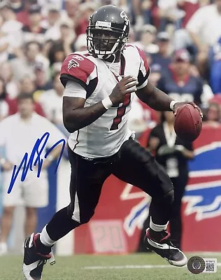 MICHAEL VICK SIGNED AUTOGRAPHED ATLANTA FALCONS 8x10 PHOTO BECKETT BAS COA • $39.95