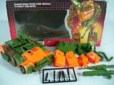 K24i05152 ROADBUSTER W/ BOX 95% COMPLETE 1985 G1 TRANSFORMERS ORIGINAL HASBRO • $449.99