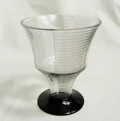 Daum Art Deco Glass Vase With Acid Etched Geometric Decoration • £175