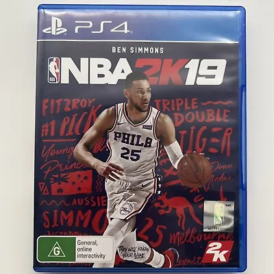 NBA 2k19 PS4 PlayStation 4 *Tested & Working* • $8.95