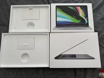 Apple MacBook Pro 13 Inch A2338 Silver And MacBook Pro 15 Inch A1990 Empty Boxes • $39.99