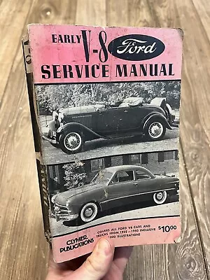$5.99 • Buy Early V8 Ford Service Manual 1932-1950 Clymer Publications W/1,000 Illustrations
