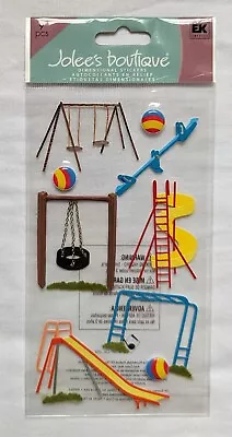 RARE Jolee's Park Fun Playground Slides Swings Monkey Bars Scrapbooking Stickers • $11.19