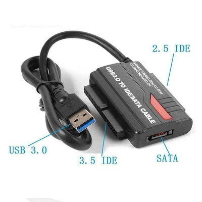 £10.16 • Buy USB 3.0 To 2.5  3.5” IDE SATA Hard Drive HDD Reader Docking N3C5 New X3Y0