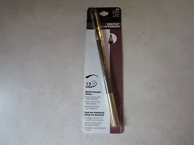 1 Milani Stay Put Brow Pomade Pencil 03 MEDIUM BROWN New Sealed • $8.24