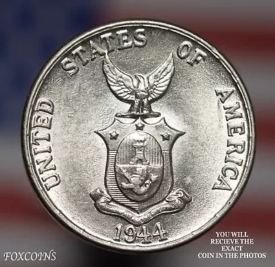 1944 US/Philippines 5 Centavos ~ ~  ~ • $11.49