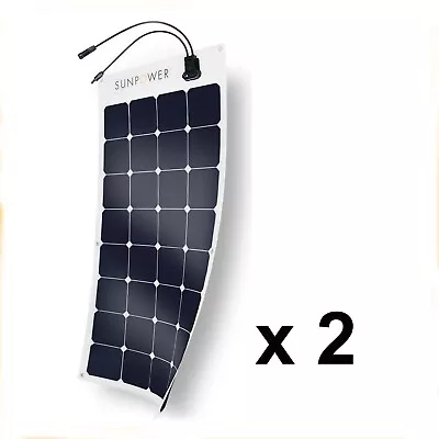 200W Flexible Authentic SunPower Solar Panel Great For Marine RV And Camping*** • $312.99