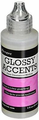 £7.97 • Buy New Ranger GAC17042 Glossy Accents Clear Plastic Varnish 59 Ml Glossy Accents U
