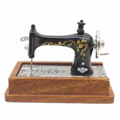 1:12 Scale Miniature Vintage Sewing Machine Dollhouse Mini Furniture Accessories • $7.99