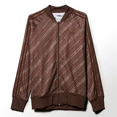 $139.97 • Buy Adidas Jeremy Scott Stripe Logo Track Jacket Size Small FREE SHIPPING S07145