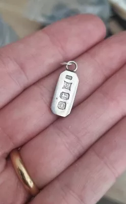 £15 • Buy Hallmarked Silver Mini Ingot Carm 3g 
