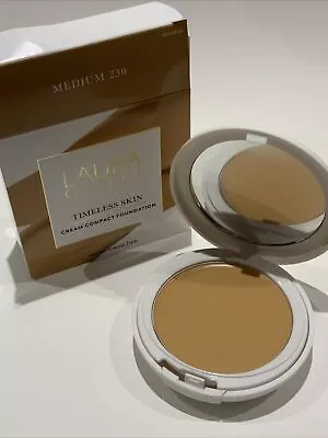 Laura Geller Timeless Skin Cream Compact Foundation Medium 230 12g Boxed • £10.95