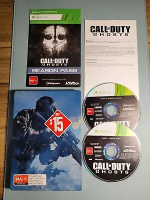 Call Of Duty Ghosts Steelbook  Xbox 360 (complete) AUS PAL • $10