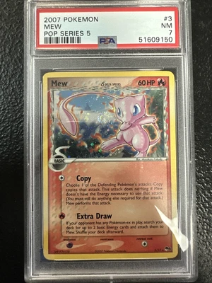 $169.99 • Buy **error** Psa 7 Nm Mew (delta) 3/17 Pop Series 5 Holo 2007 Swirl