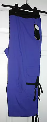 Zumba Bottoms/ Cargo Capri Leggings - Purple - Size L - Bnwt • £28