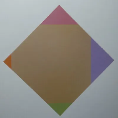 MAX BILL - Diagonal Migrated Colours 1960 • $26.64