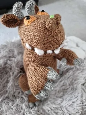 Hand Knitted 14  Gruffalo Soft Cuddly Toy - Gift Idea • £15