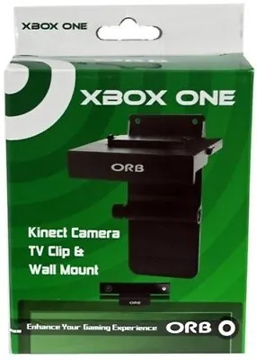 £13.95 • Buy Orb Camera TV Clip & Wall Mount For Xbox One Kinect Sensor  Bar - Black -  New