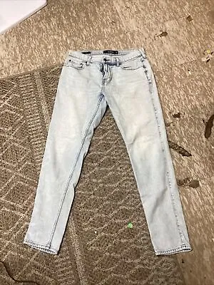 Hollister Men’s  Taper Straight Epic Flex Fit Blue Jeans 34x32 • $18.90