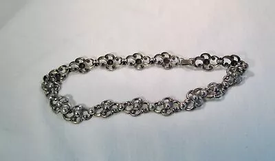 Vintage Sterling Silver Signed Danecraft Choker Necklace K964 • $75