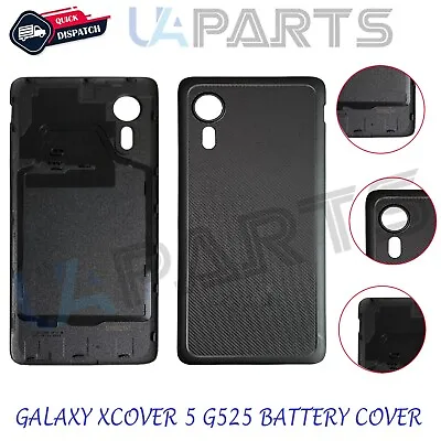 For Samsung Galaxy Xcover 5 G525 Rear Back Battery Cover Case Replacement Black • £15.45