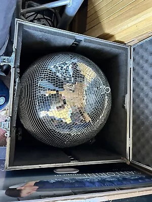 Silver Mirror Ball 600mm 24  Disco Glitter Lightweight Disco Party BBQ Events • £130