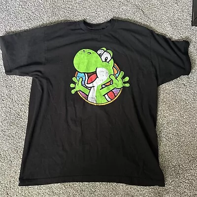 Super Mario Nintendo Mens Yoshi Graphic T-Shirt Sz XL • $16.99