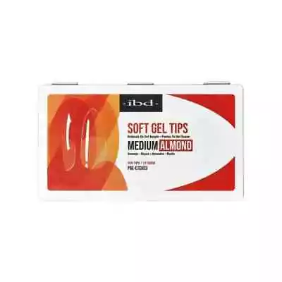 Ibd Soft Gel Tips Box [504 Pcs 12 Sizes - Almond Short] • $19.99