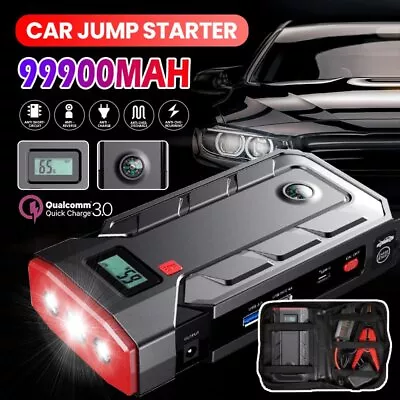 B9 Portable Car Jump Starter Power 99900mAh Vehicle Charger Battery Engine • $87.99