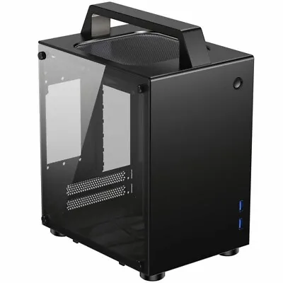 JONSBO T8 Handle Mini-ITX Computer Case Aluminum TemperedGlass Desktop Case • $158.85