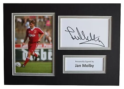 Jan Molby Signed Autograph A4 Photo Mount Display Liverpool Football AFTAL COA  • £19.99