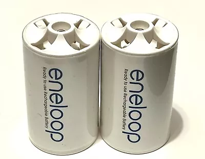 Sanyo Eneloop AA To D-size Adapters/spacer Pack Of 2 2 D-Size Battery Adapters • $8.97