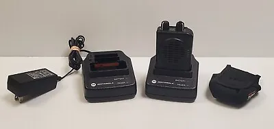 Motorola Minitor V (5) High Band VHF Pager W/ 2 Charger Ports And Holder Case • $159.95