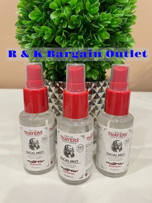 $12.74 • Buy 3 Bottles ~ Thayers Alcohol Free Witch Hazel Facial Mist Toner 3oz Ea Rose Petal