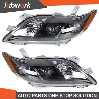 Labwork Headlight Assembly For 2007-2009 Toyota Camry Projector Black Right+Left • $58.10