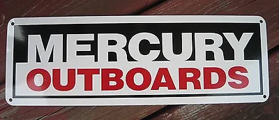 Mercury Marine Outboard Motor Sign Mechanic Marina Parts Advertising Logo 10day • $33.99