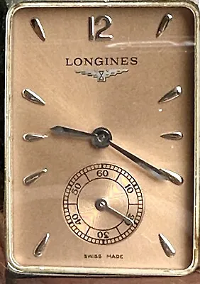 Longines Dolce Vita Copper Dial Rare L176 Movement Tank Quartz Watch • £230