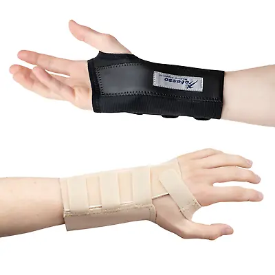 £9.85 • Buy Actesso Ultra Elastic Wrist Support Splint For Carpal Tunnel Pain RSI Fracture