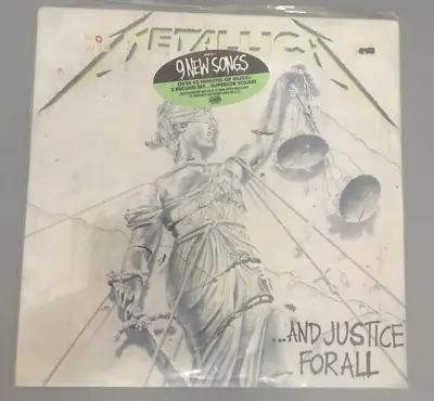 Metallica - ..And Justice For All 1988 1st Press Sealed With Hype Sticker . • $800