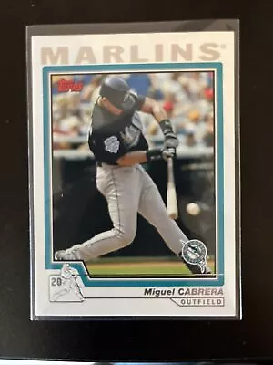 2004 Topps #575 Miguel Cabrera Rookie RC Miami Marlins • $2.99