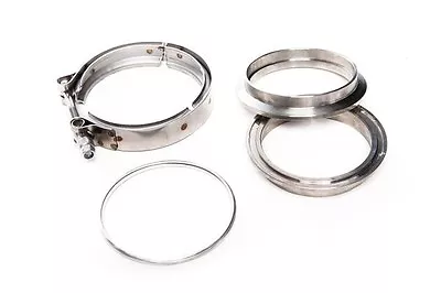$39.99 • Buy 2.5  V-Band And Machined Full Stainless Flange Clamp Assembly Gasket (87mm OD)