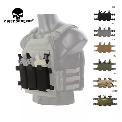 Emerson Tactical Chest Rig Bag Swift Clip Triple 5.56 Magazine Panel Pouch US • $32.95