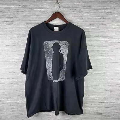 VINTAGE Kid Rock Shirt Mens 2XL Black Short Sleeve Rock Rap Concert Faded Y2k • $24.88