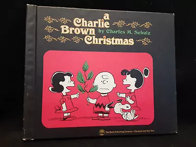 Charlie Brown Christmas Book. First Edition 1965. Peanuts Vintage Christmas HC • $19.99