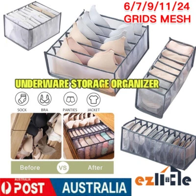 $7.25 • Buy StorageCloset Wardrobe Jeans Divider Clothes Drawer Organiser Bra Sock Underwear