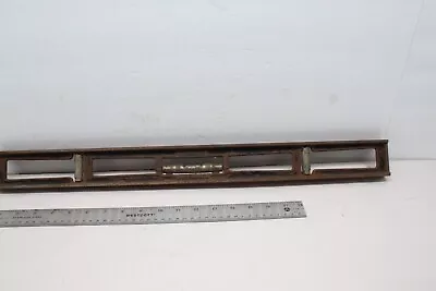 Vintage Stanley Cast Iron Level 24  Antique Tools • $29.99