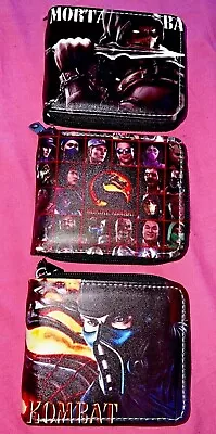 MORTAL KOMBAT Zip Up Wallets      NEW Australian Seller FAST POSTAGE NEW STOCK • $17.95