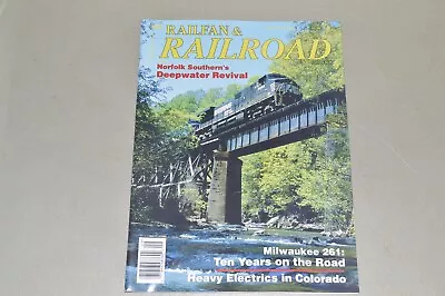 Magazine Train Railfan & Railroad September 2003 Norfolk Southern Virginian MILW • $3